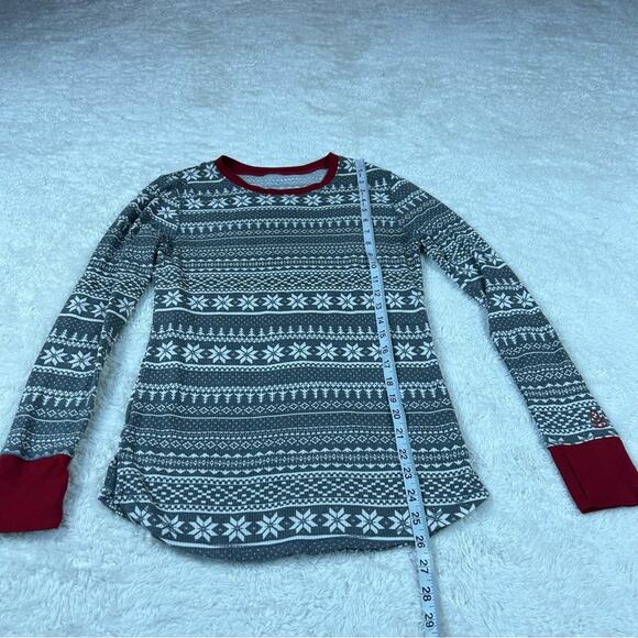 Cuddl Duds Stretch Thermal Fair Isle pattern - lot of two, size small - Picture 2 of 9